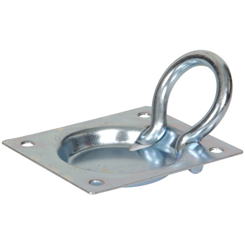 Hardware Essentials Floor Trap and Chest Handle Zinc 3-1/2