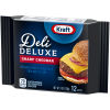 Kraft Deli Deluxe Sharp Cheddar Cheese Slices 8oz Pack