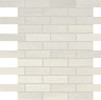 Persuade White 1×3 Brick-Joint Mosasic Matte