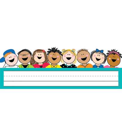 Stick Kids Name Plates