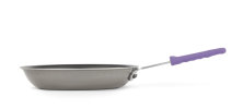12-inch Tribute® 3-ply frying pan with Ceramiguard® II nonstick coating and purple silicone handle