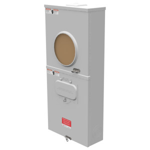 Boîtier De Compteur Milbank U4490-XL – 1 Phase 80A 600V Sans Anneau, Acier Galvanisé, USA