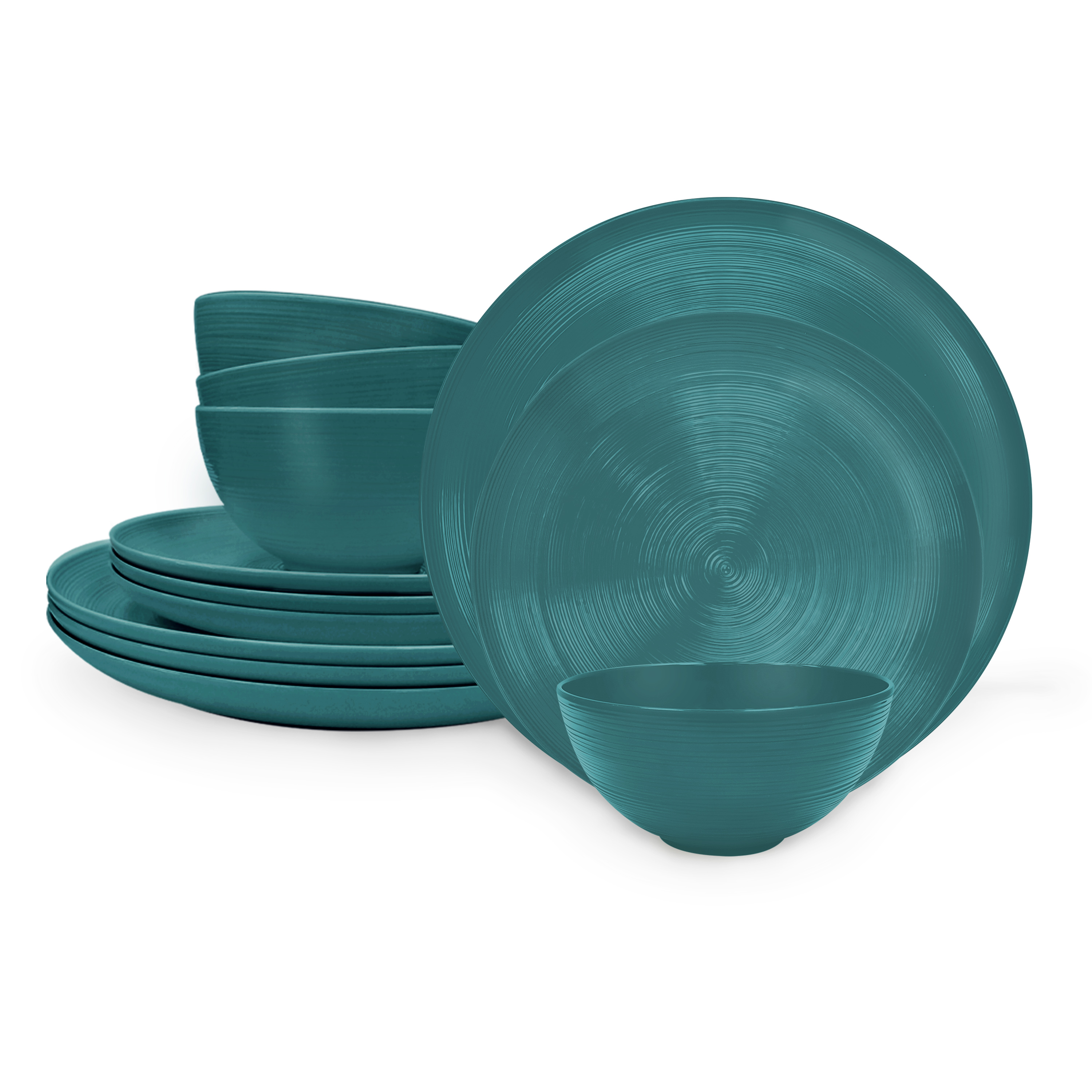 American Conventional Plate & Bowl Sets, Marine, 12-piece set slideshow image 2 American Conventional Plate & Bowl Sets, Marine, 12-piece set slideshow image 2