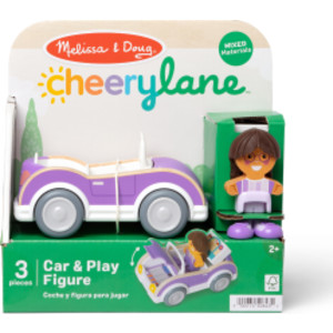 Cheery Lane Car and Play Figure-Purple