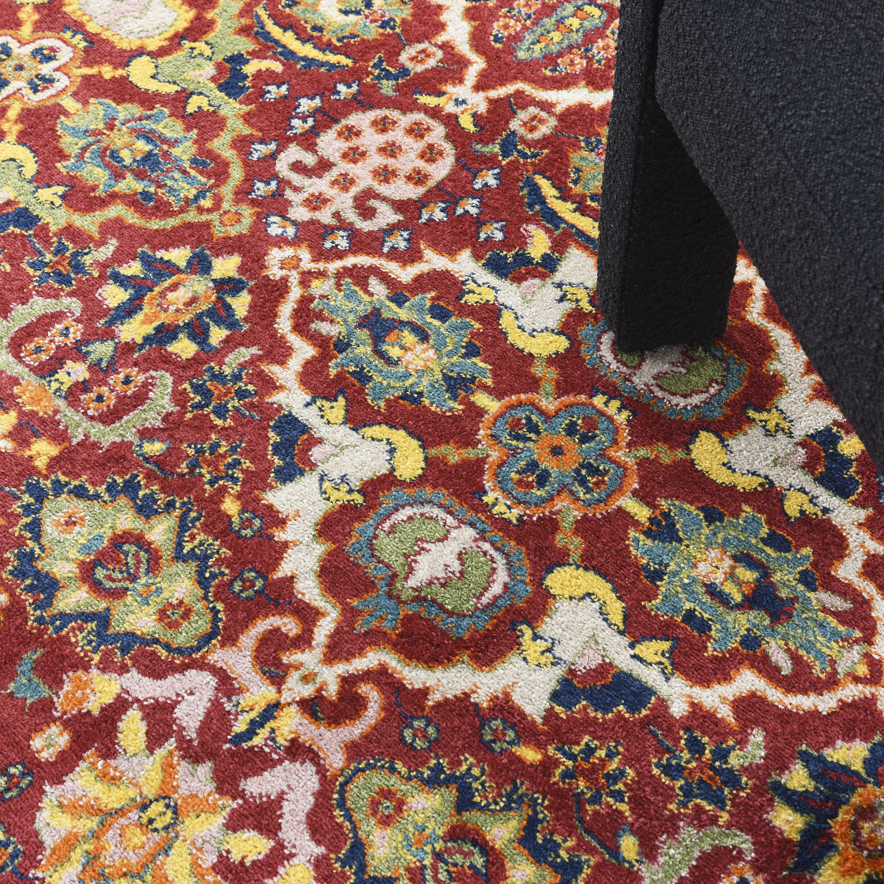 Nourison Allur 7'10" x 9'10" Red Multicolor Bohemian Indoor Rug