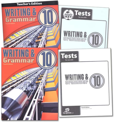 BJU Press Writing/Grammar 10 Home School Kit 4th Edition