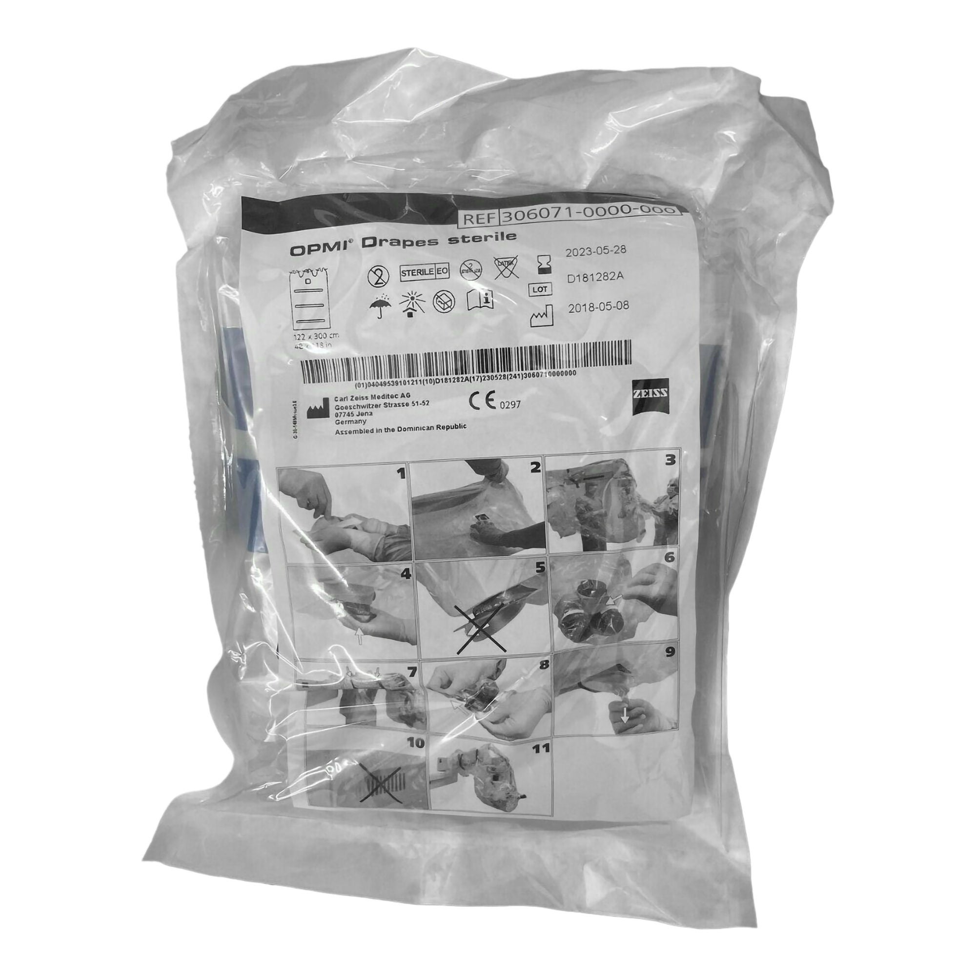 Zeiss Microscope Drape, 118 x 48 Inch