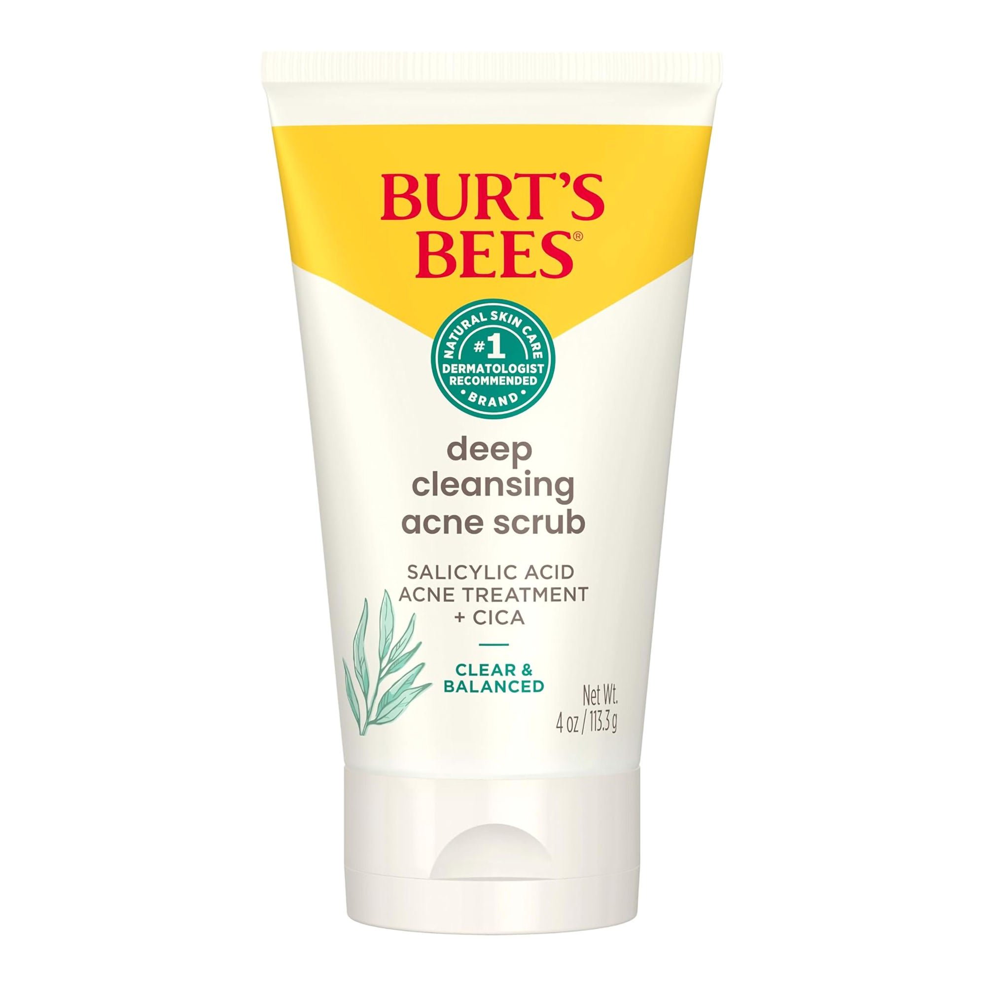 Burt's Bees® Natural Acne Solutions Deep Cleansing Scrub with Salicylic Acid