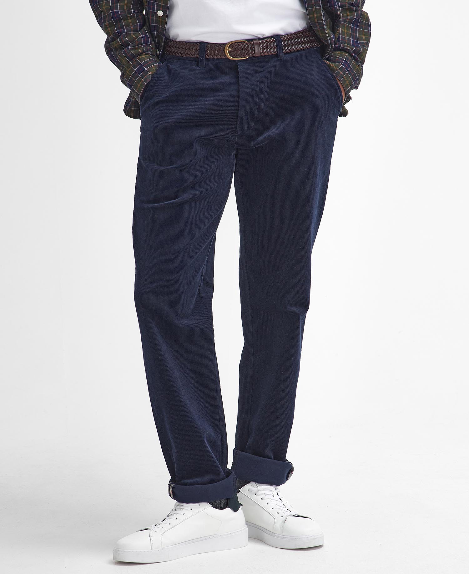 Stretch Cord Tailored Trousers image number 1