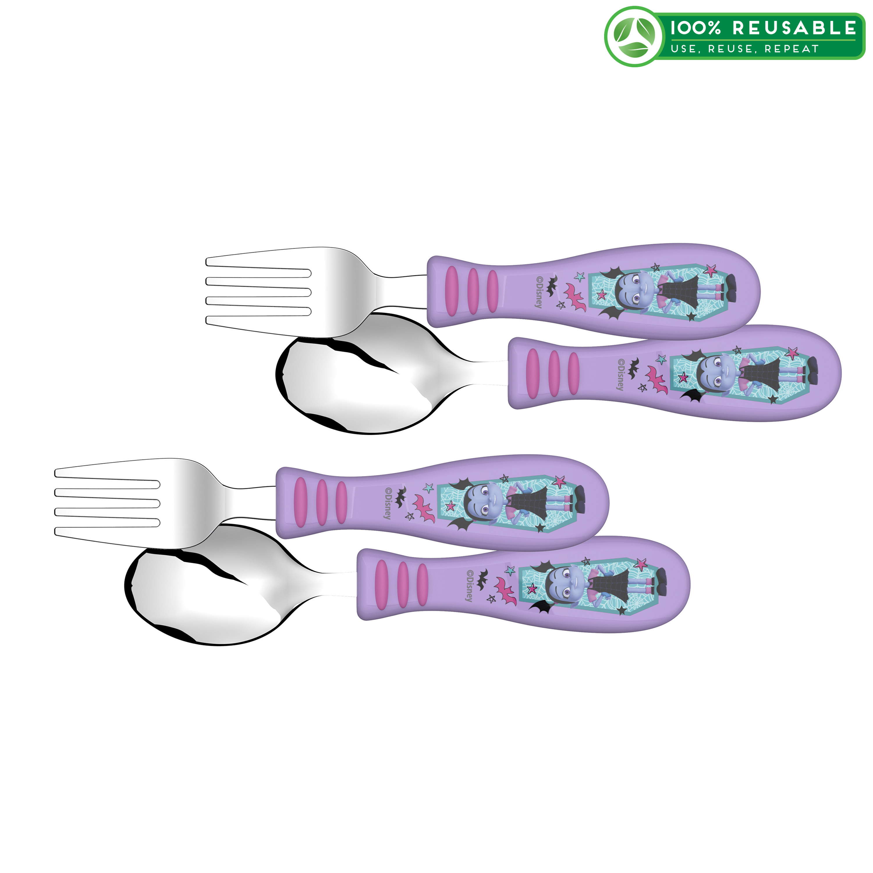 Nick Jr. Kid’s Flatware, Vampirina, 4-piece set slideshow image 1 Nick Jr. Kid’s Flatware, Vampirina, 4-piece set slideshow image 1