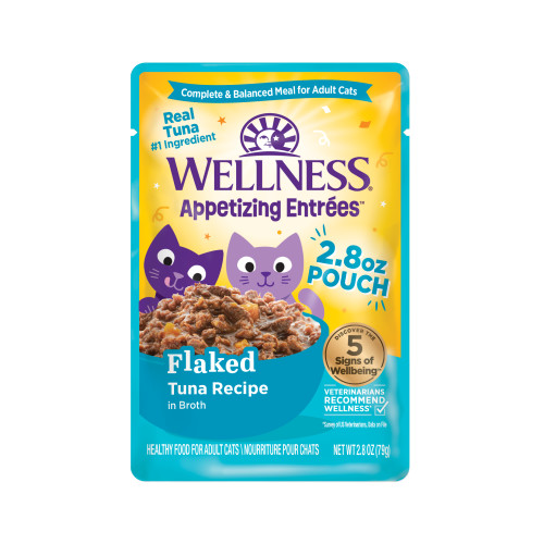 Wellness Appetizing Entrees  Flaked Tuna Recipe in Broth Front packaging