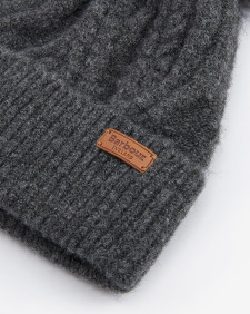 Elsdon Cable-Knit Beanie Classic Grey
