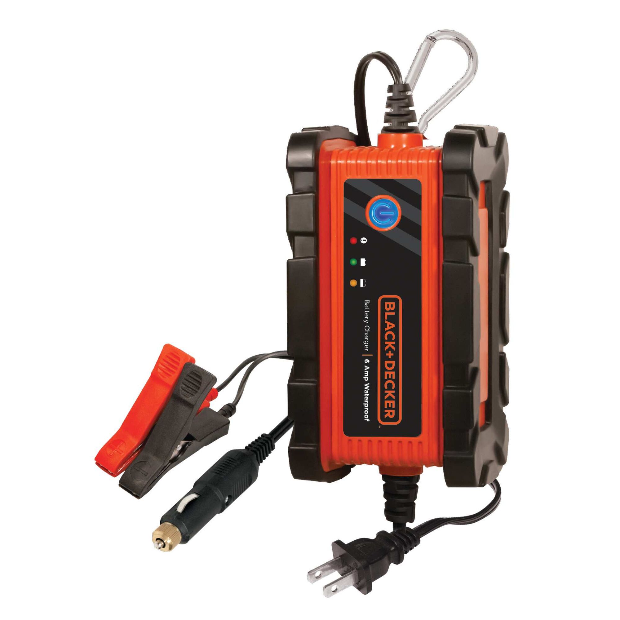 Black and decker fully automatic 2 Amp 12 volt waterproof battery charger.