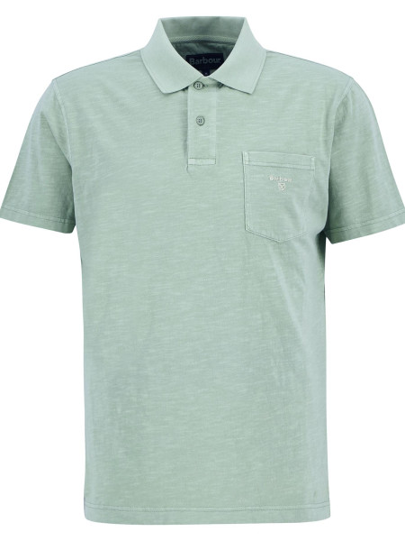 Pigment Dye Slub Polo Shirt Pigment Dye Slub Polo Shirt