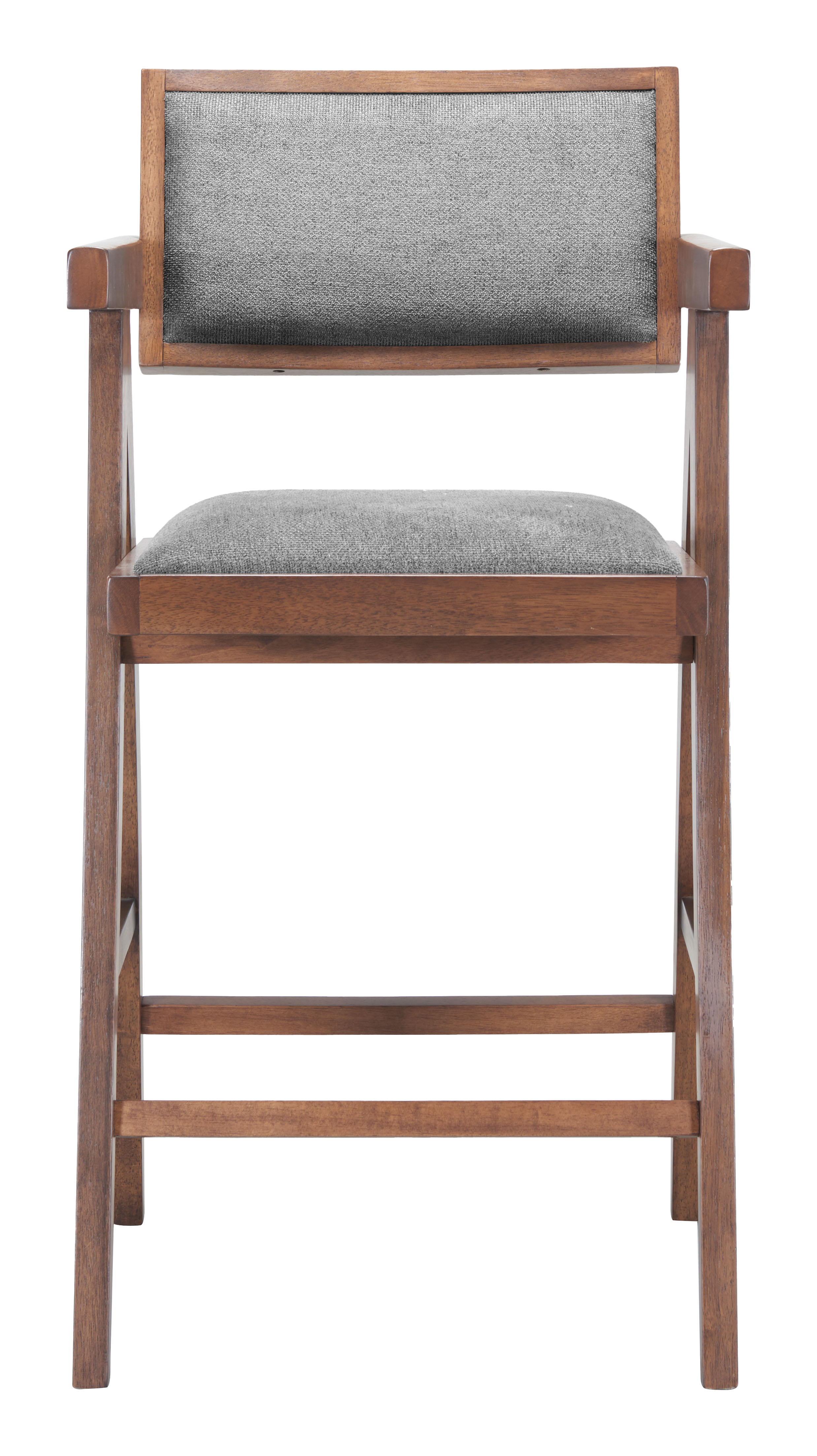 Delhi Counter Stool (Set of 2) Gray & Walnut product image