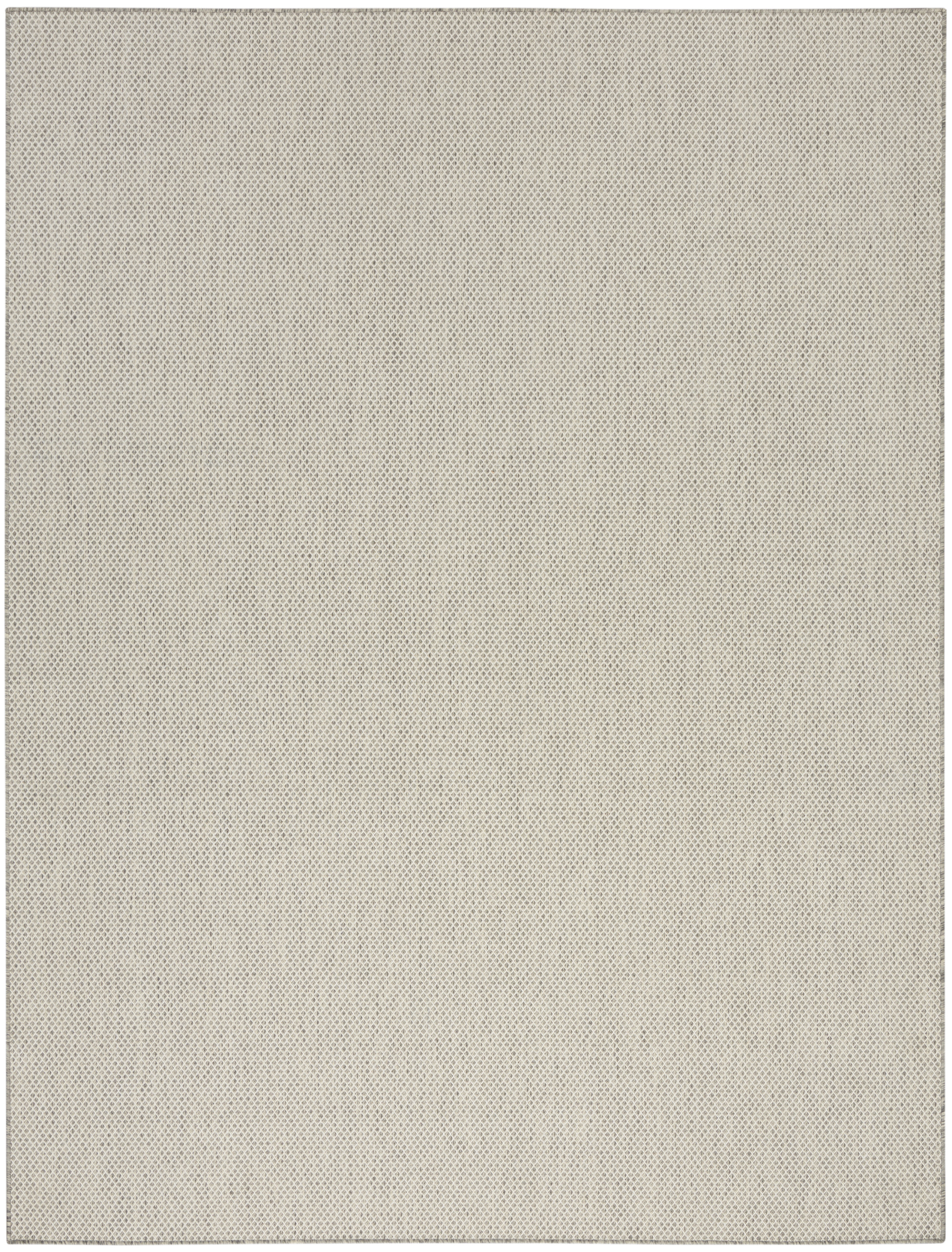 Nourison Courtyard 10' x 14' Ivory Silver Modern Rug