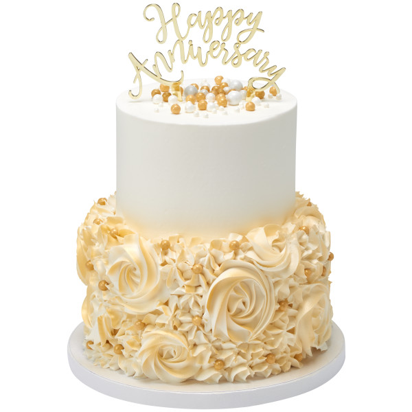 Gold Happy Anniversary Special Occasion Decoration
