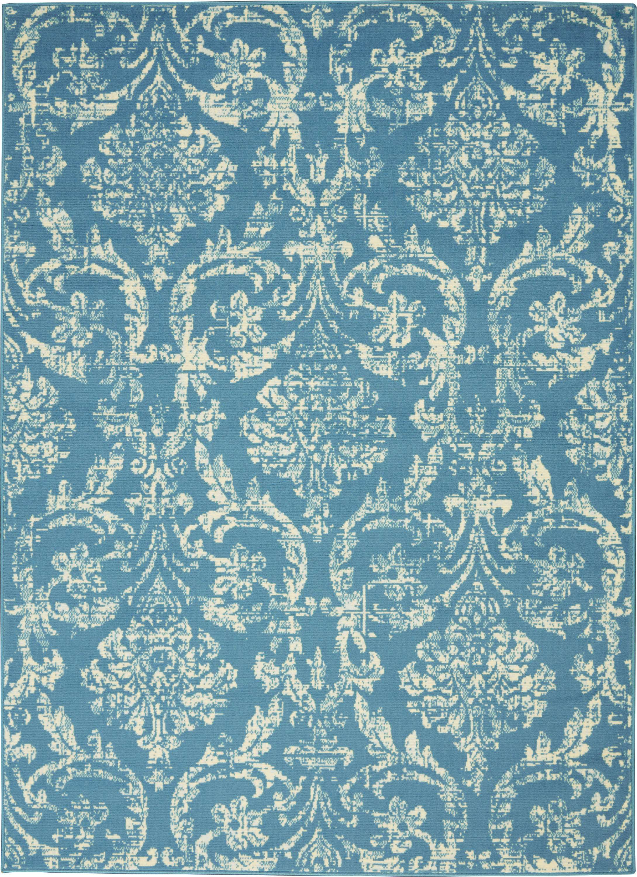 Nourison Jubilant 5'3" x 7'3" Blue Vintage Indoor Rug