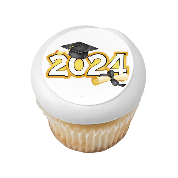 Traditional 2024 Grad PhotoCake® Edible Image®