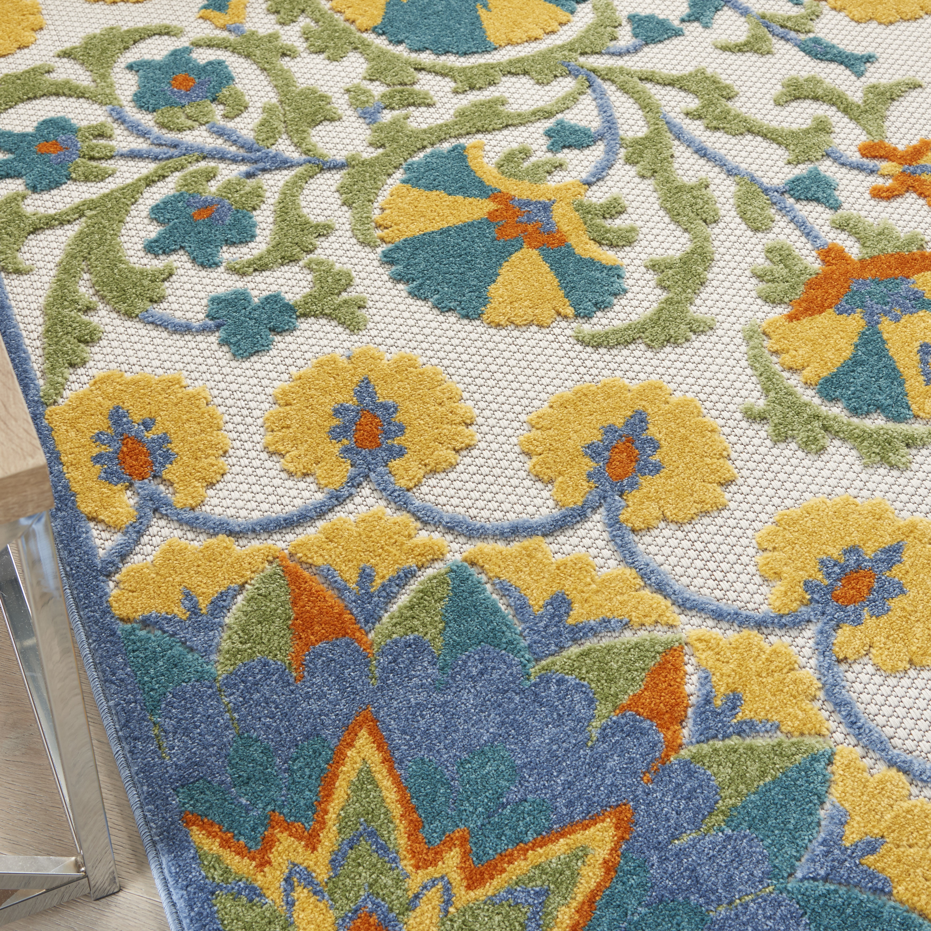 Nourison Aloha 6' x 9' Multicolor Transitional Rug