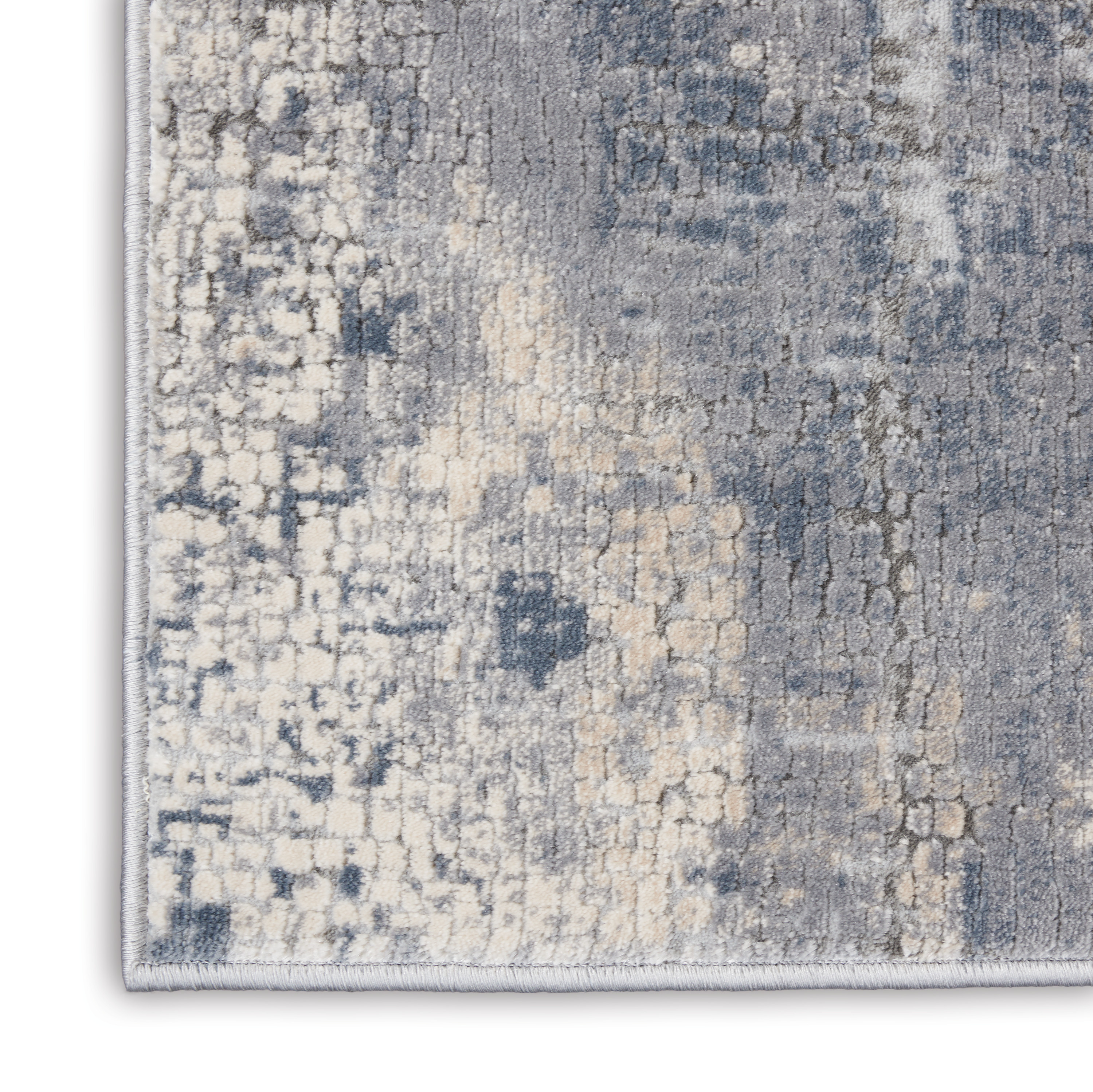 Nourison Rustic Textures 7'10" x 10'6" Grey Beige Modern Indoor Rug