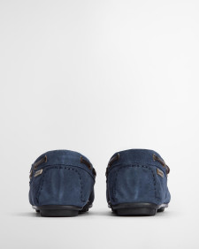 Courage Driving Shoes Shark Blue Suede