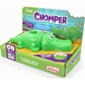 Crocodile Chomper Learning Game, Green, 11 Pieces