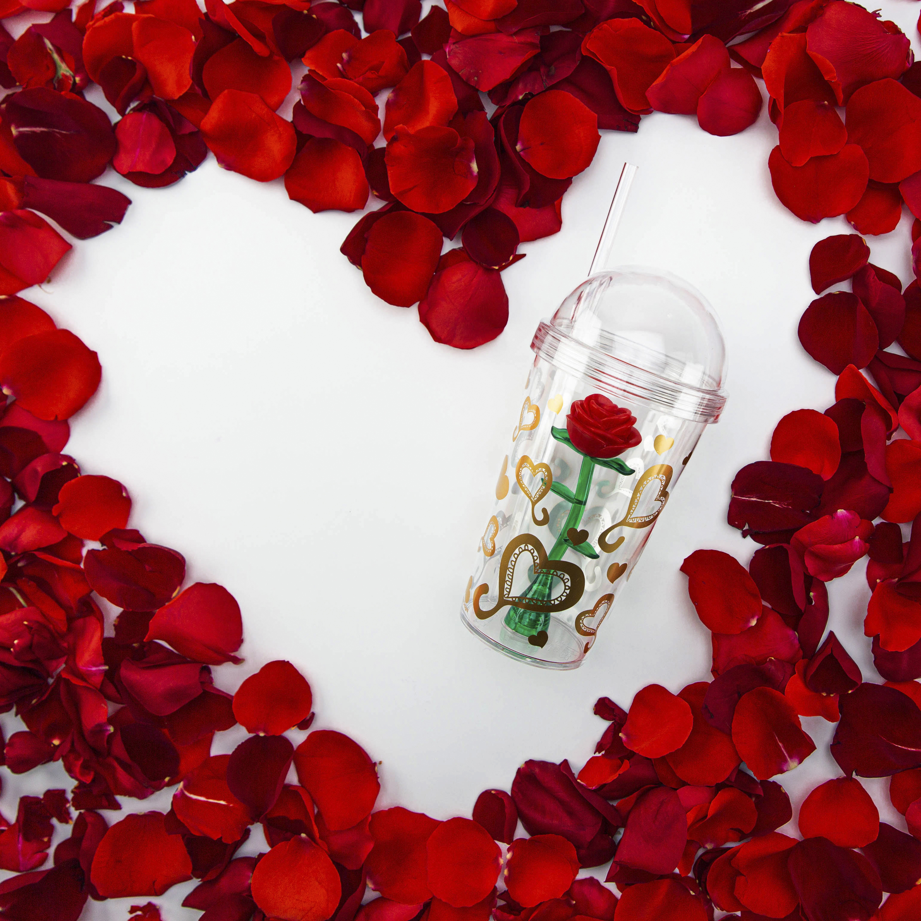 Zak Hydration 22 ounce Tumbler with Straw, Valentine Hearts slideshow image 3 Zak Hydration 22 ounce Tumbler with Straw, Valentine Hearts slideshow image 3