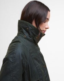 Ivy Waxed Jacket Fern