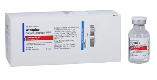 Atropine Sulfate 0.4mg/ml 20ml MDV 10/Pack