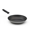 11-inch carbon steel induction fry pan with SteelCoat x3™ nonstick coating and silicone handle
