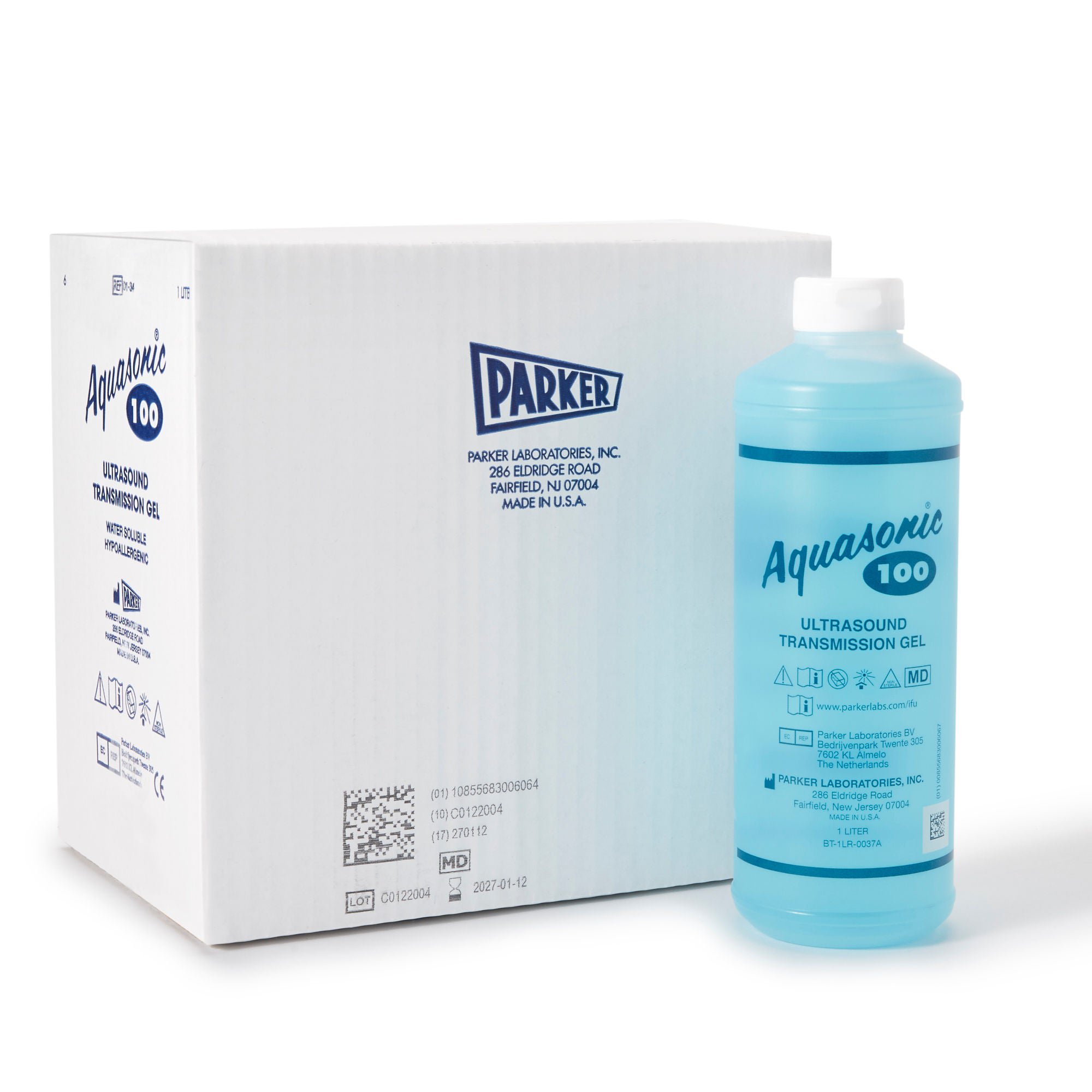 Aquasonic® 100 Transmission Ultrasound Gel, 1-liter Bottle with Dispenser Cap