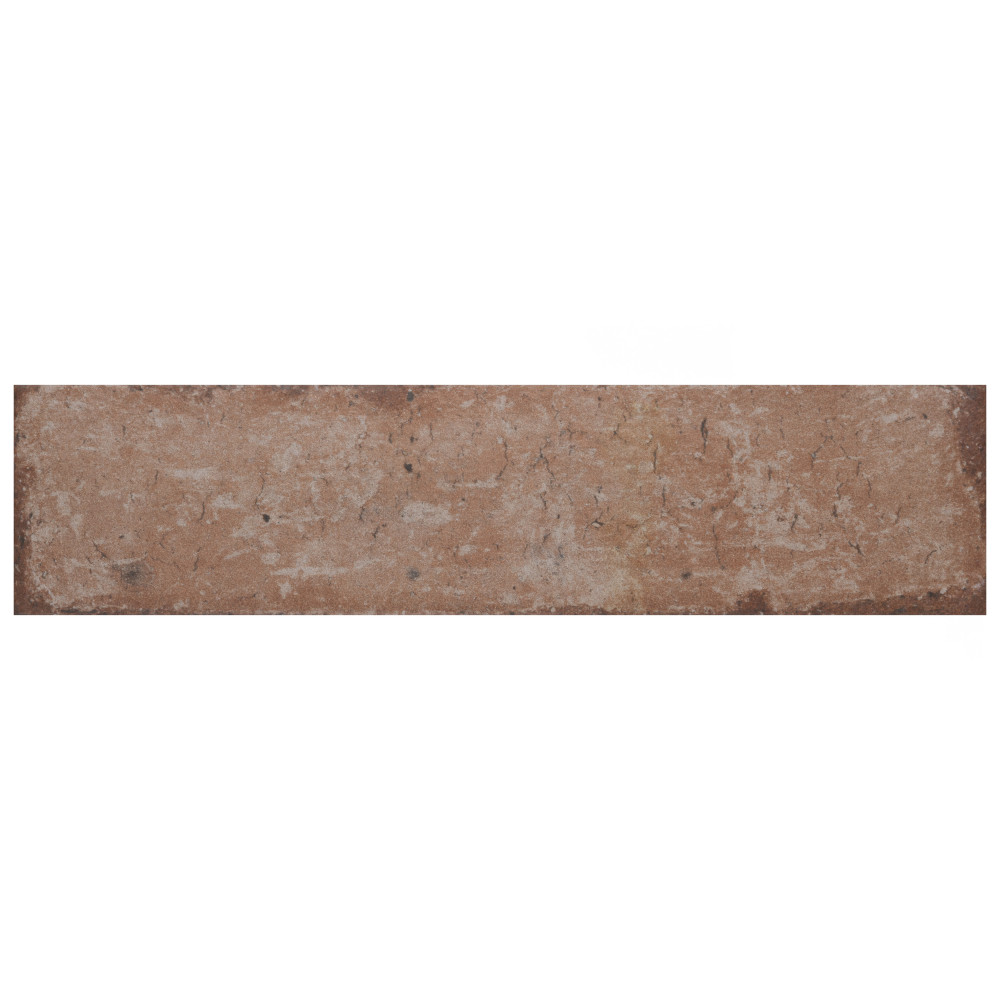Brickyard Red 3 in. x 11-3/4 in. Porcelain Floor and Wall Tile