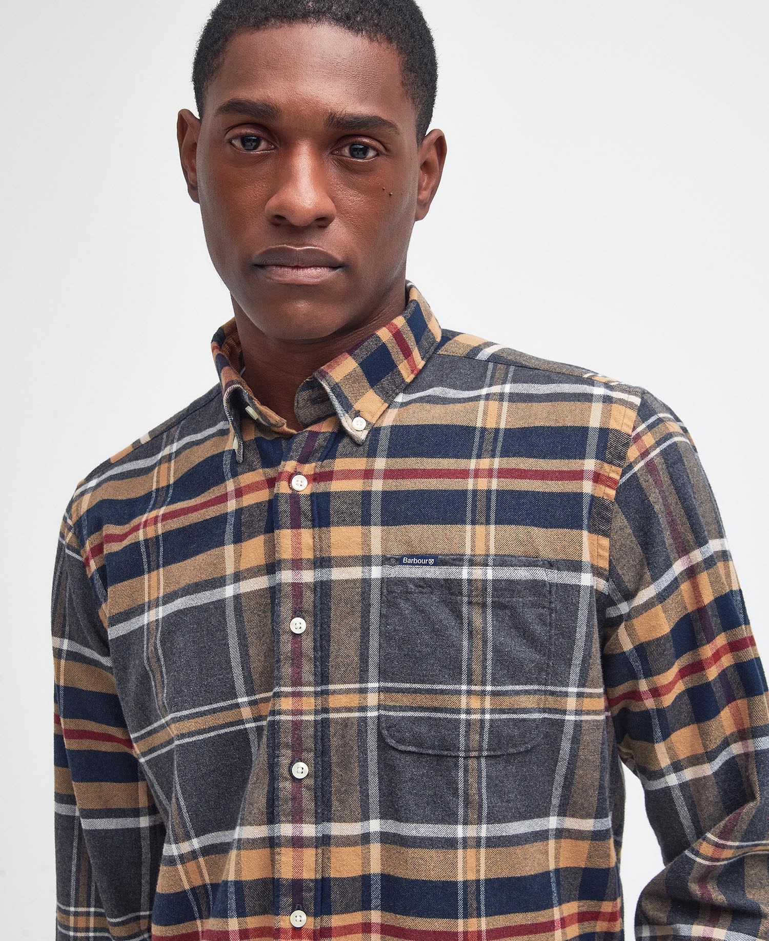 Camicia a quadri dal taglio sartoriale Ronan image number 3