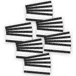 Creative Teaching Press&reg; Messy Dots on Black Name Plates, 9-1/2" x 3-1/4", 36 Per Pack, 6 Packs CTP10620-6
