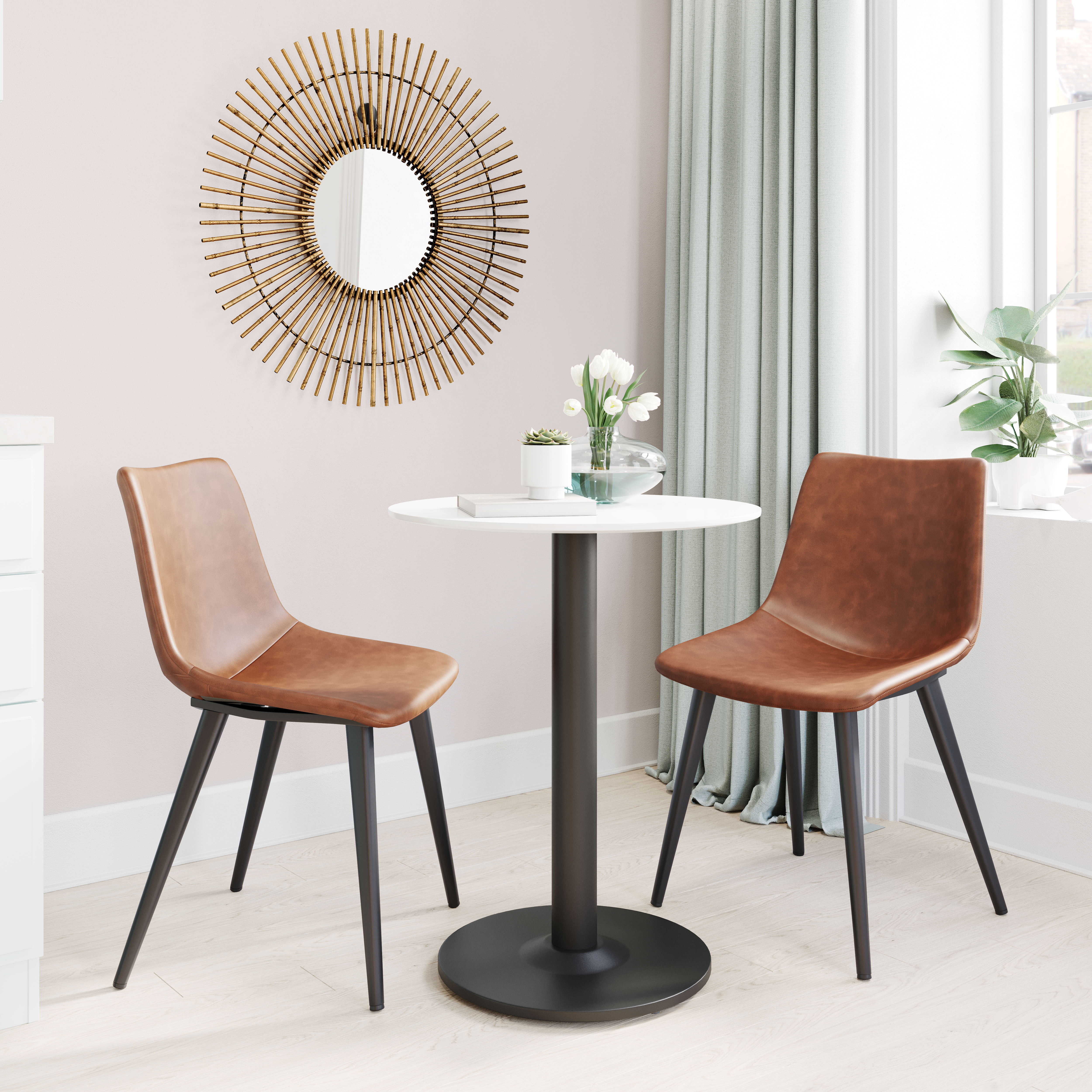 Daniel Dining Chair (Set of 2) Vintage Brown product image