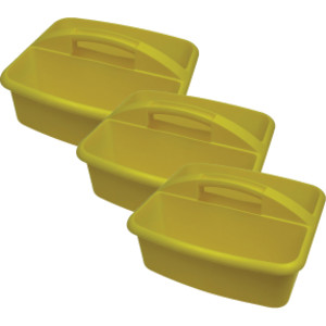 Large Utility Caddy, Yellow, Pack of 3