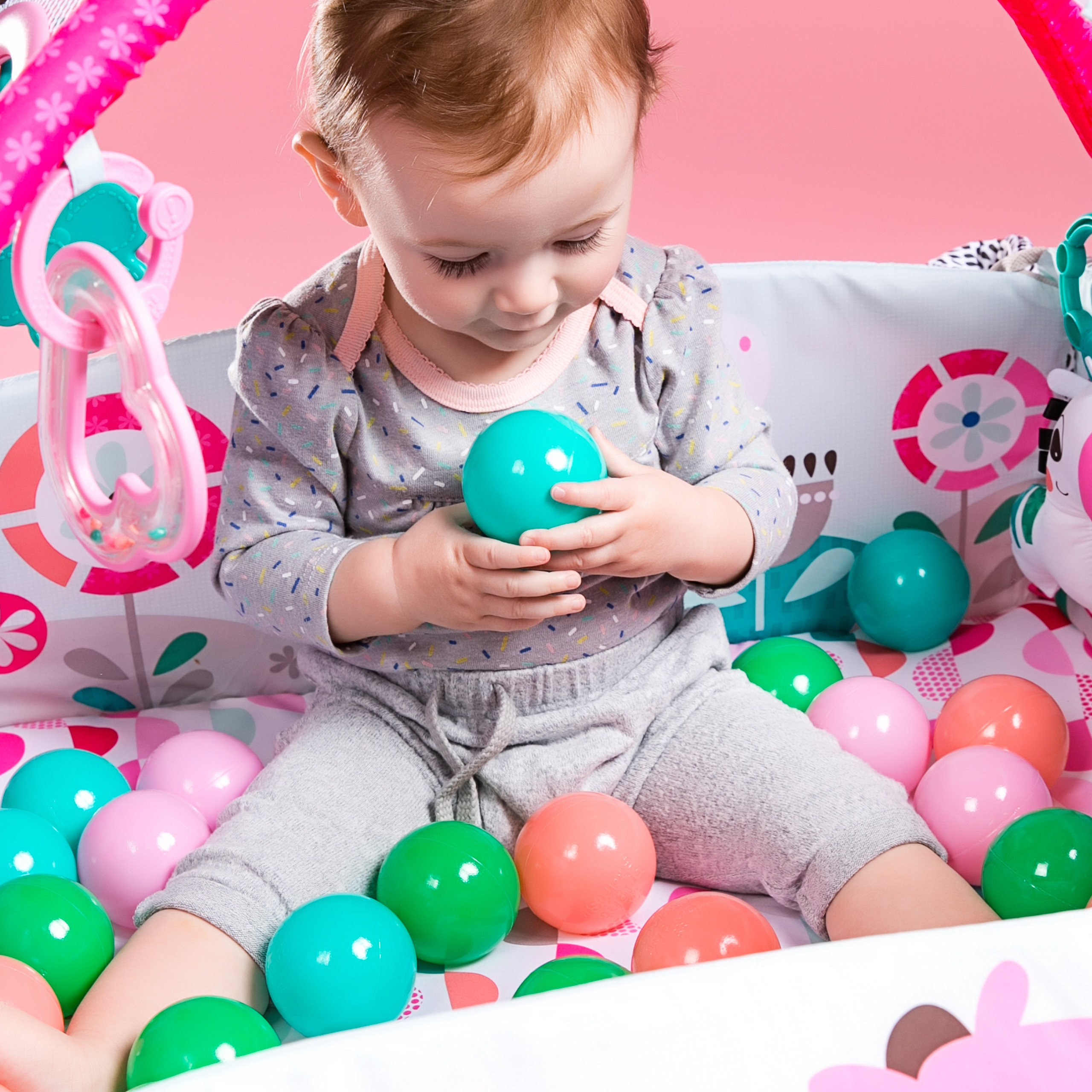 5-in-1 Your Way Ball Play™ Pink Activity Gym