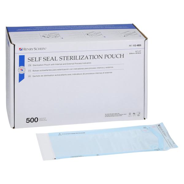 Self Seal Sterilization Pouch 3.5 x 9" -500/Box