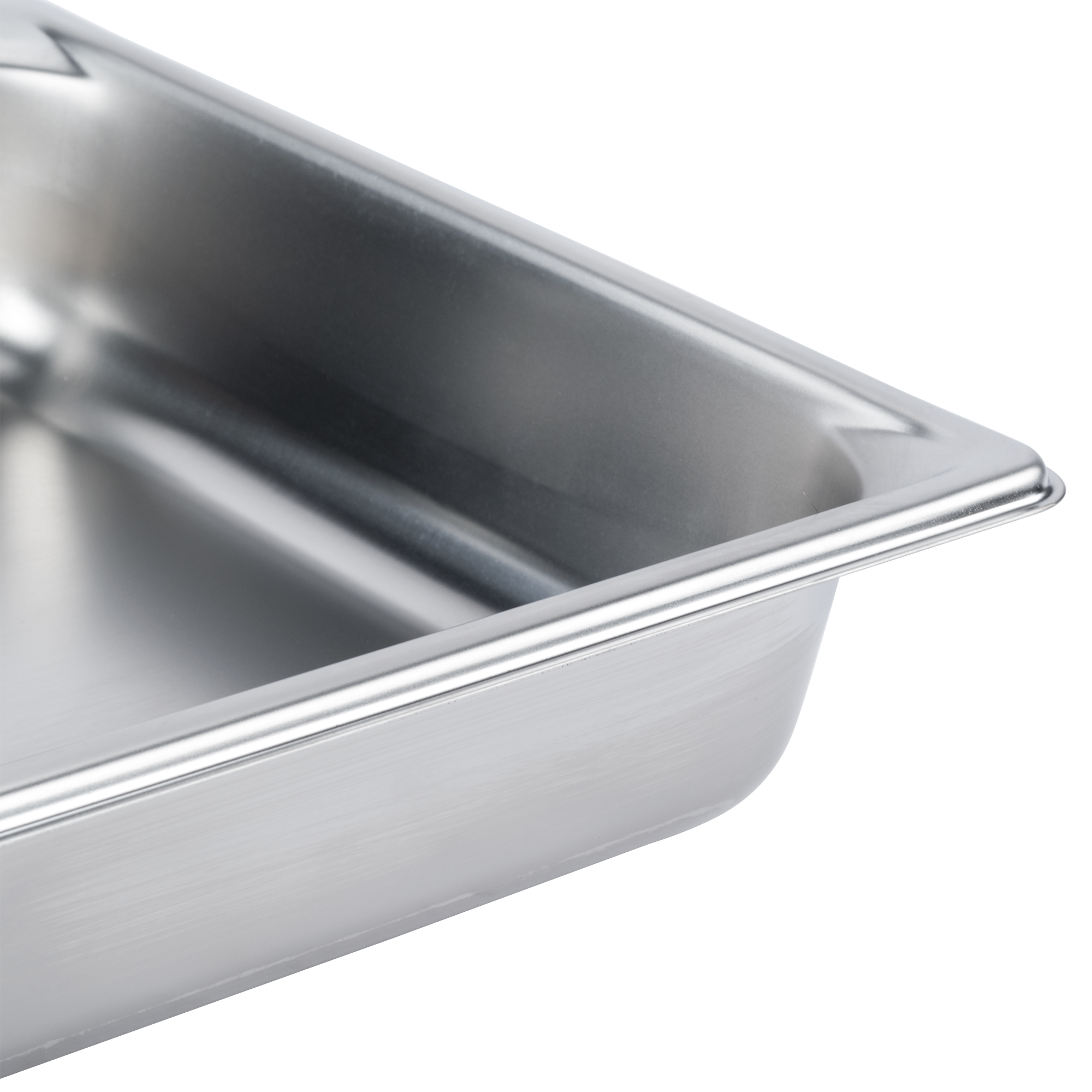 Fullsize 2 ½inchdeep Super Pan® stainless steel super shape short