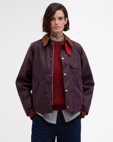 Paul Smith loves Barbour Transport Waxed Jacket Grape
