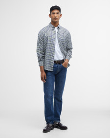 Finkle Tailored Long-Sleeved Shirt Olive