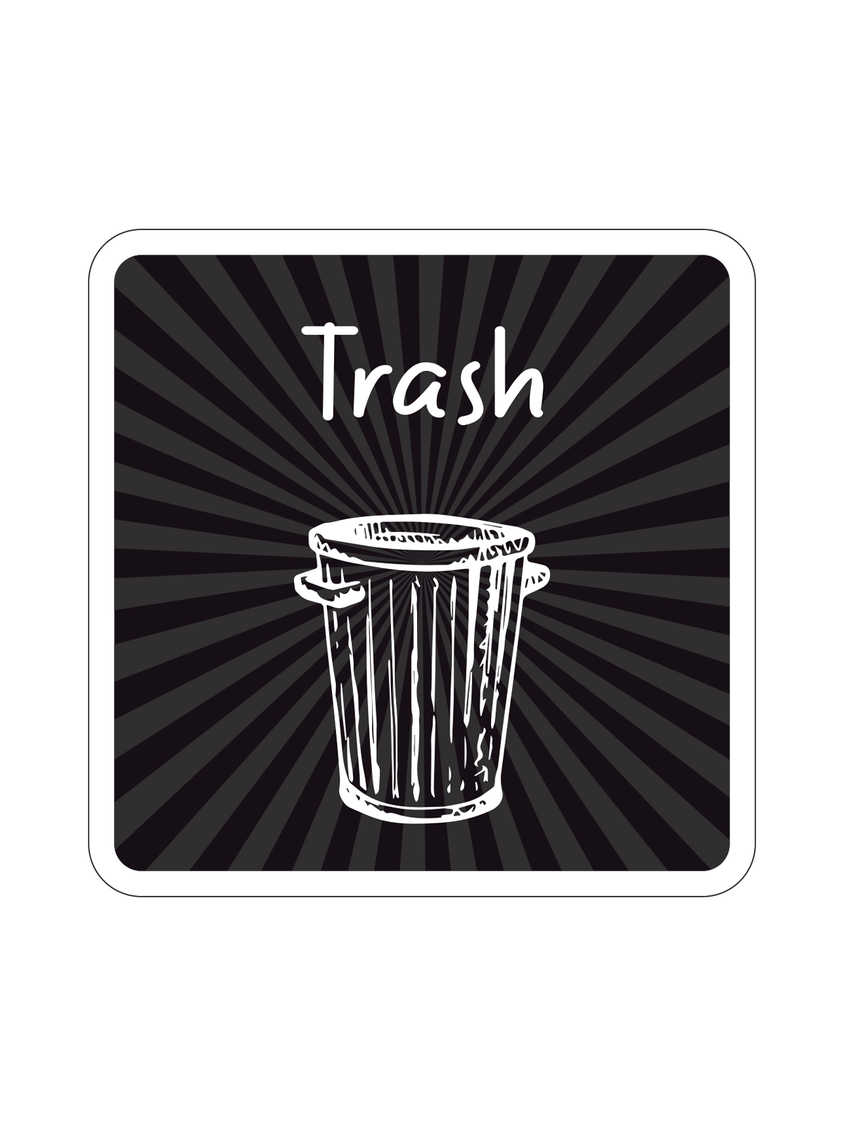 MOSAIC – Label – Trash – Black