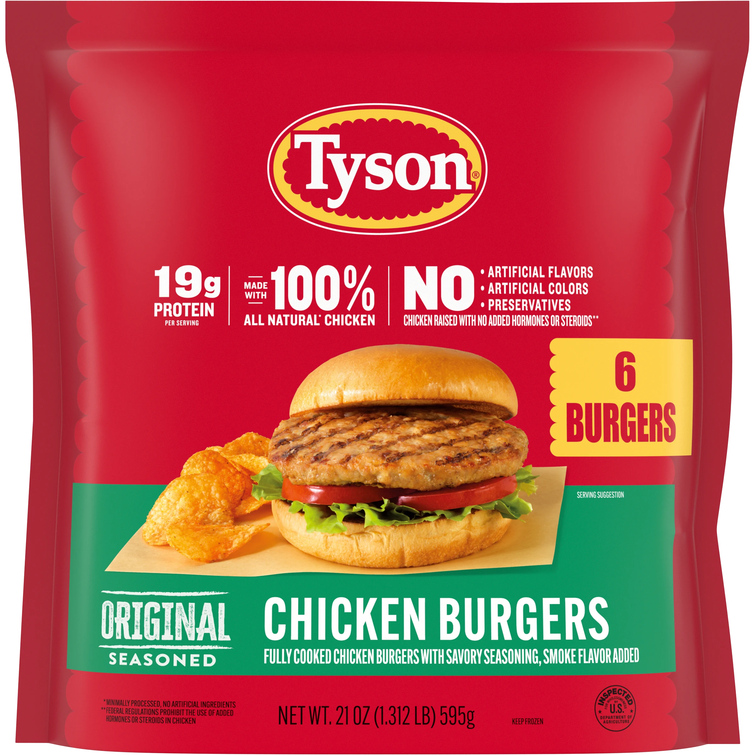 Original Seasoned Chicken Burgers