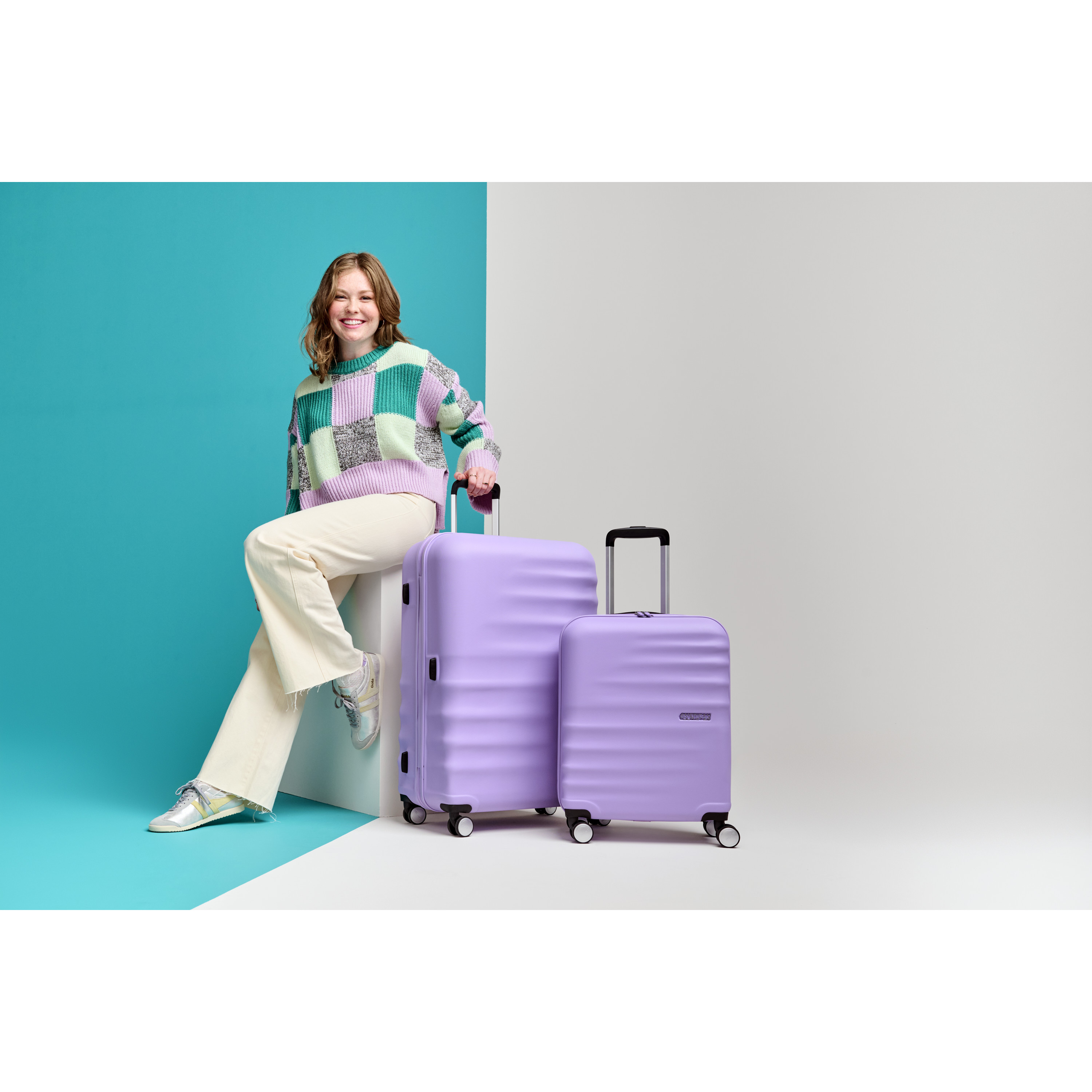 American Tourister Wavebreaker Hardside Spinner 2 Piece Set (CO/L) - Luggage