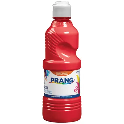 Prang Ready-to-Use Tempera Paint, Red, 16 Oz., 1 Count
