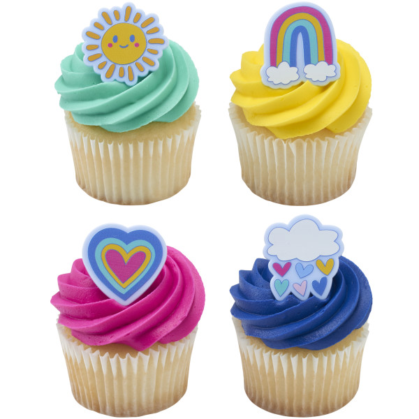 Joyful Sunshine Cupcake Rings