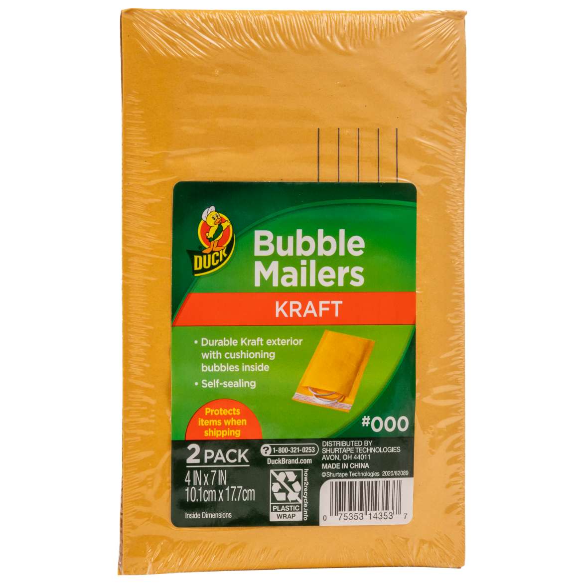 Kraft Bubble Mailers Image