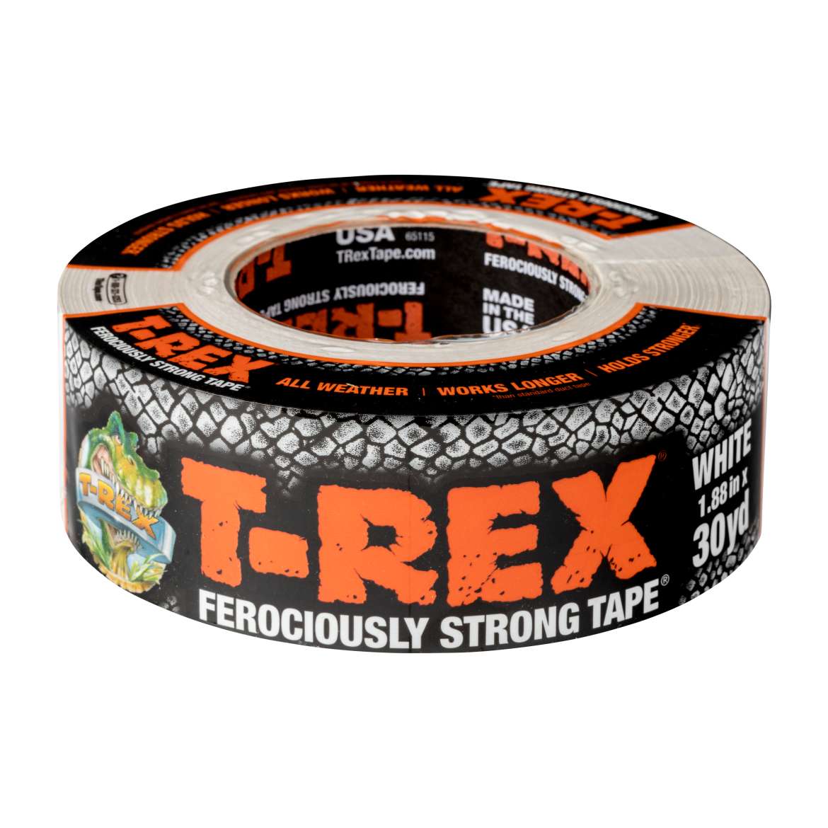 T-Rex® Ferociously Strong Tape - White, 1.88 in. x 30 yd.