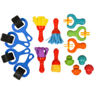 Squish 'N' Roll Paint & Dough Tools, Set of 15